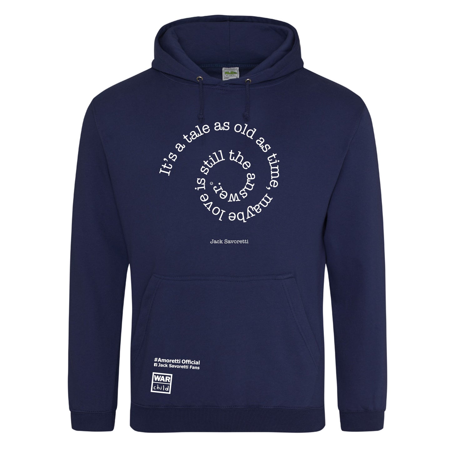 Hot pink hoodie /Navy Blue hoodie - War of Words