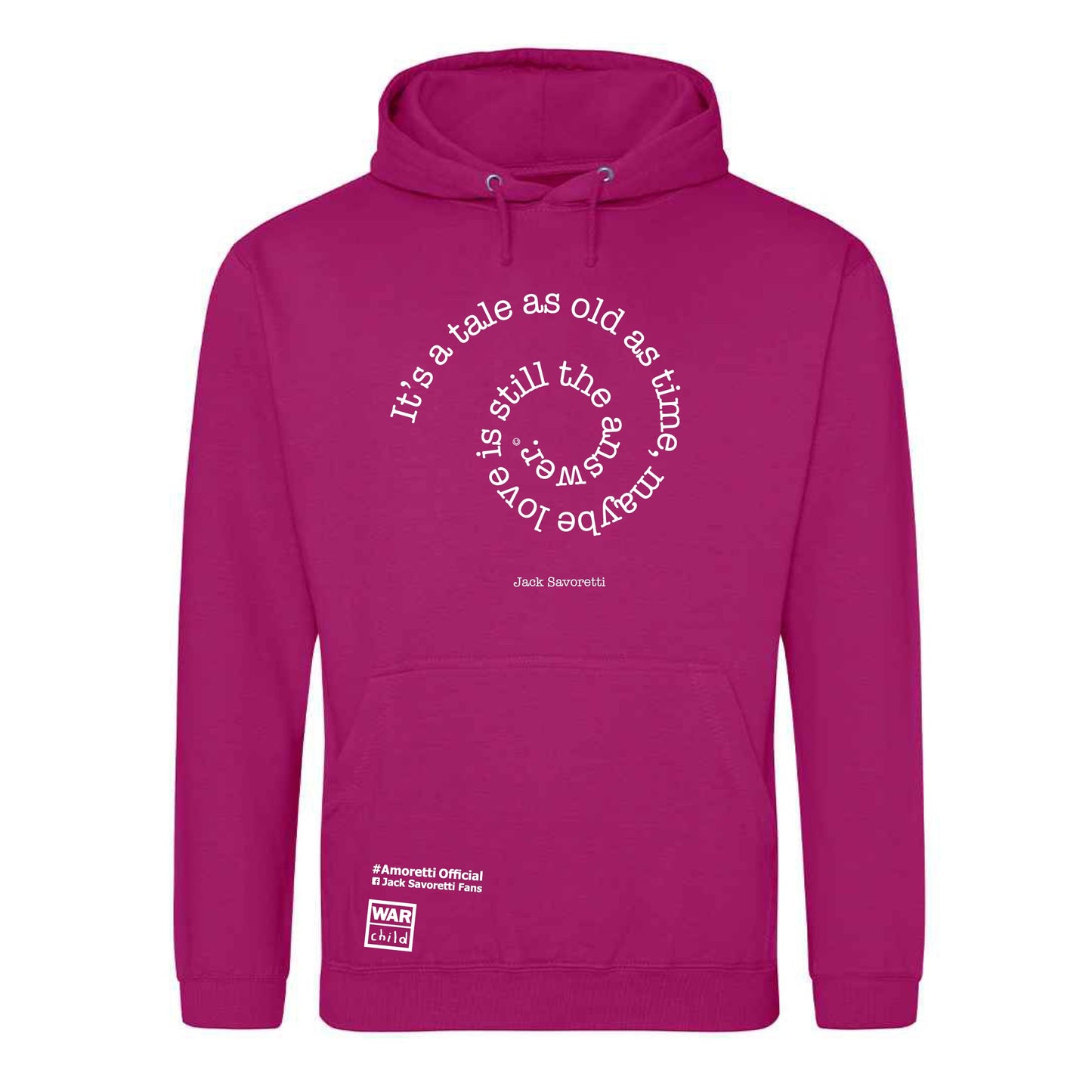 Hot pink hoodie /Navy Blue hoodie - War of Words